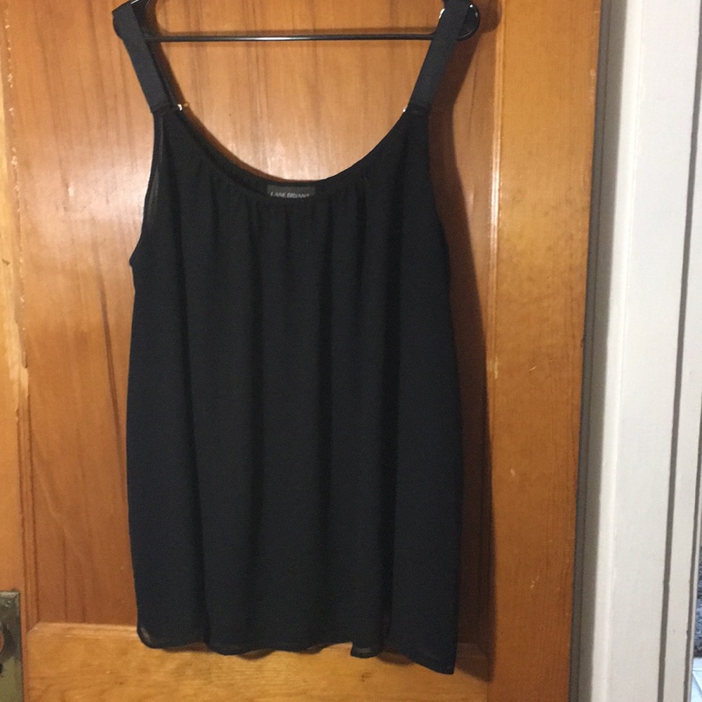 Black Chiffon Shell